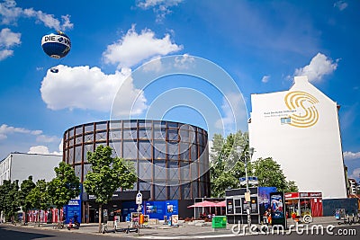 Germany; Helium Balloons and Asisi Berlin Panorama Editorial Stock Photo